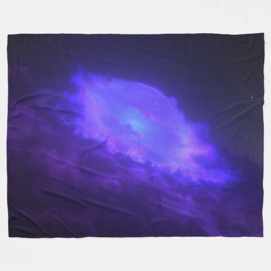 Dunkler Star Fleecedecke (Vorderseite (Horizontal))