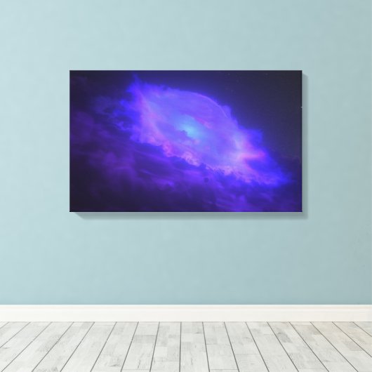 Dunkler Star Leinwanddruck (Insitu (Holzboden))