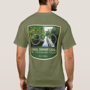 Dunkler Sumpfkanal-Pfad (Fahrrad2) T-Shirt
