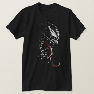 Dunkler Symbiont – Giftiges Monster Schwarz & Rot T-Shirt