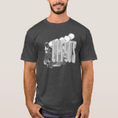 Dunkler T - Shirt der 90er (Vorderseite)