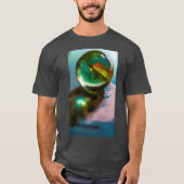 Dunkler T - Shirt für runde und runde Männer (Vorderseite)