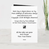 Dunkler Tag Karte (Rückseite)