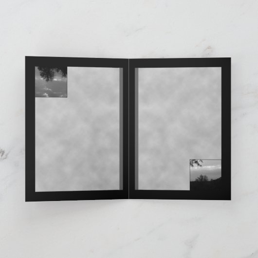 Dunkler Tag Karte (Innenseite)