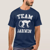Dunkler Teamdarwin-T - Shirt (Vorderseite)