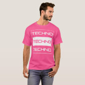 Dunkler Techno Progressive Electro Raver Love Rave T-Shirt (Vorne ganz)