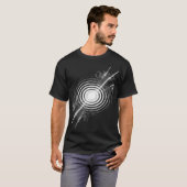 Dunkler Techno-Sound T-Shirt (Vorne ganz)