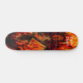 Dunkler Teufel Skateboard (Horizontal)