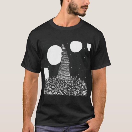 Dunkler Turm T-Shirt (Vorderseite)