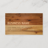 Dunkler und leichter Holzkörner Visitenkarte (Rückseite)