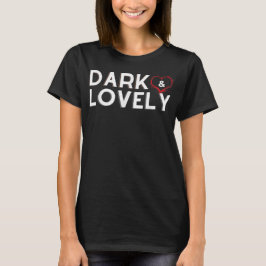 Dunkler und lieblicher schwarzer Geschichtsmonat m T-Shirt