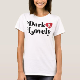 Dunkler und lieblicher schwarzer Geschichtsmonat m T-Shirt