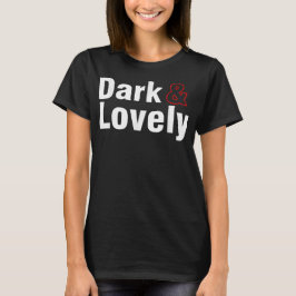 Dunkler und lieblicher schwarzer Geschichtsmonat m T-Shirt
