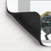 dunkler und stürmischer Nachtklischeewitz Mousepad (Ecke)