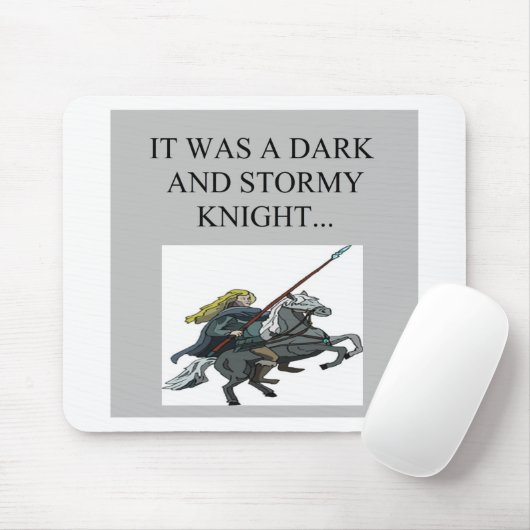 dunkler und stürmischer Nachtklischeewitz Mousepad (Mit Mouse)