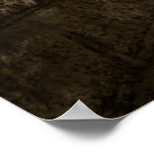 Dunkler Untergrund Poster (Ecke)