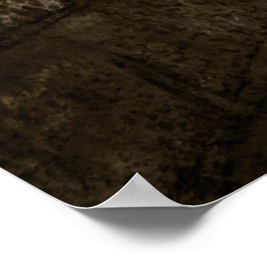 Dunkler Untergrund Poster (Ecke)
