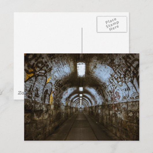 Dunkler Untergrund Postkarte (Vorne/Hinten)