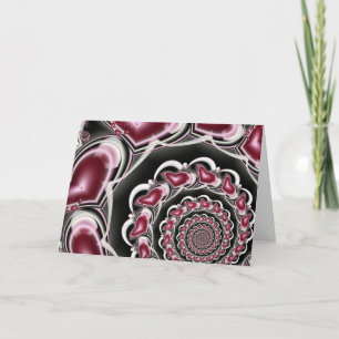 Dunkler Valentinsgruß Feiertagskarte