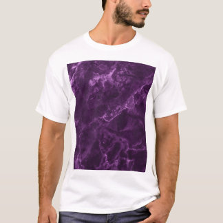 Dunkler violetter Marmor: luxuriöse Textur. T-Shirt