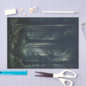 Dunkler Wald bei Twilight Sweet 16 Wedding Seidenpapier (Handwerk)