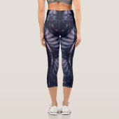 Dunkler Wald Capri Leggings (Rückseite)