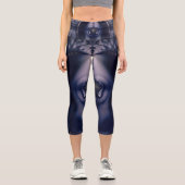 Dunkler Wald Capri Leggings (Vorderseite)