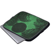 Dunkler Wald Eclipse Laptop Tasche, grün Laptopschutzhülle (Vorne Knopf)