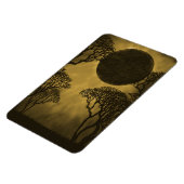 Dunkler Wald Eclipse Premium Magnet, Gold Magnet (Linke Seite)