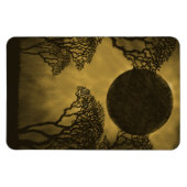 Dunkler Wald Eclipse Premium Magnet, Gold Magnet (Horizontal)