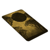 Dunkler Wald Eclipse Premium Magnet, Gold Magnet (Rechte Seite)