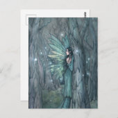 Dunkler Wald Fairy Mystical Fantasy Art Postkarte (Vorne/Hinten)