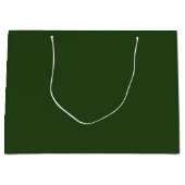 Dunkler Wald Grün große Geschenktasche Geschenktüte (Vorderseite)