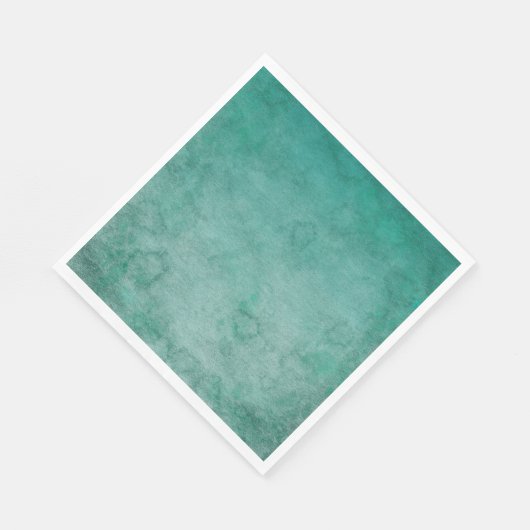 Dunkler Wald Grüne Wasserfarbe texturiert Serviette (Ecke)