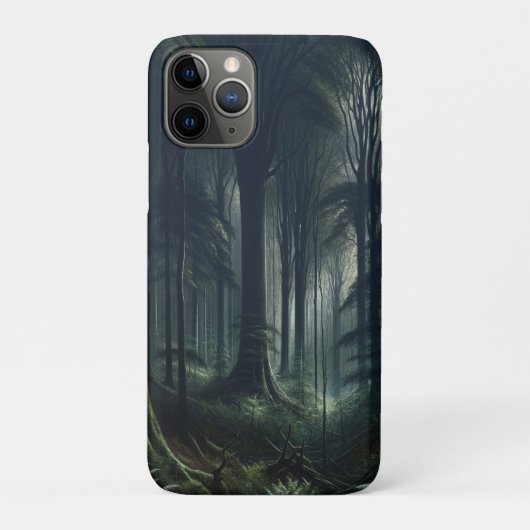 Dunkler Wald in der Dämmerung Case-Mate iPhone Hülle (Rückseite)