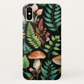 Dunkler Wald Mushroom Woodland Muster Kunst Case-Mate iPhone Hülle (Rückseite)