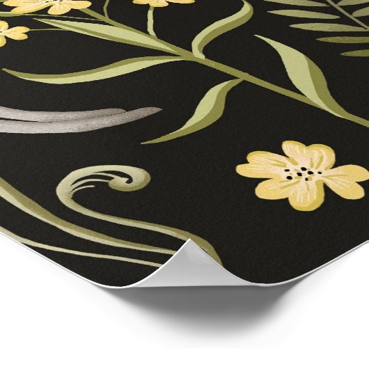 Dunkler Wald Poster (Ecke)