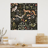 Dunkler Wald Poster (Küche)