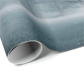 Dunkler Wald. Schöne dunkle Szene mit Bäumen, groß Geschenkpapier (Rolleneckpunkt)