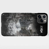 Dunkler Wald | Snowy Forest Phone Case iPhone Hülle (Rückseite (Horizontal))