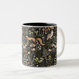 Dunkler Wald-Tasse Zweifarbige Tasse