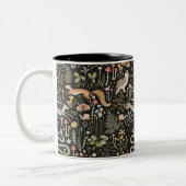 Dunkler Wald-Tasse Zweifarbige Tasse (Links)