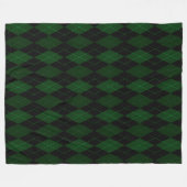 Dunkler walisischer Drache Fleecedecke (Vorderseite (Horizontal))