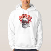Dunkler Weihnachtshumor Hoodie (Vorderseite)