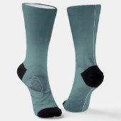 Dunkler Weihnachtsmann der Schatten – Gotischer We Socken (Gewinkelt)
