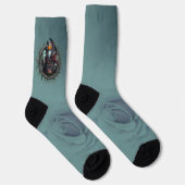 Dunkler Weihnachtsmann der Schatten – Gotischer We Socken (Rechts)