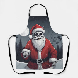 Dunkler Weihnachtsmann Schürze