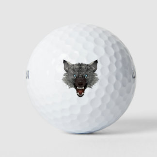 dunkler Wolf Golfball