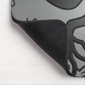 Dunkler Yin Yang Baum Mousepad (Ecke)