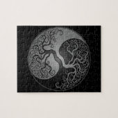 Dunkler Yin Yang Baum Puzzle (Horizontal)
